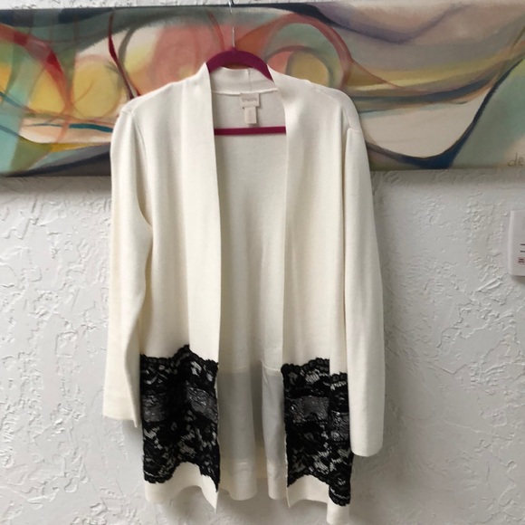 Chico’s Sweater Jacket ‼️ - Picture 1 of 6